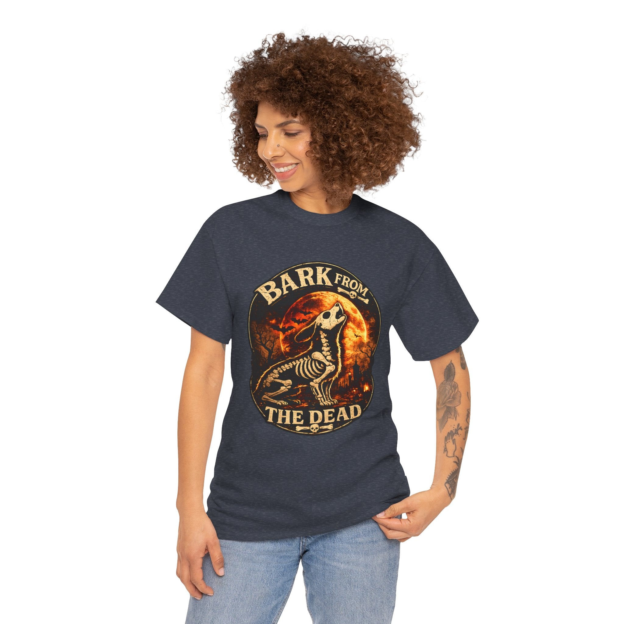Bark From The Dead Skeleton Dog Shirt | Halloween Spooky Dog Lover Tee | Funny Dog Halloween Shirt