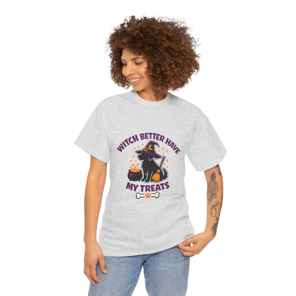 Halloween "Witch Better Have My Treats" Dog T-Shirt