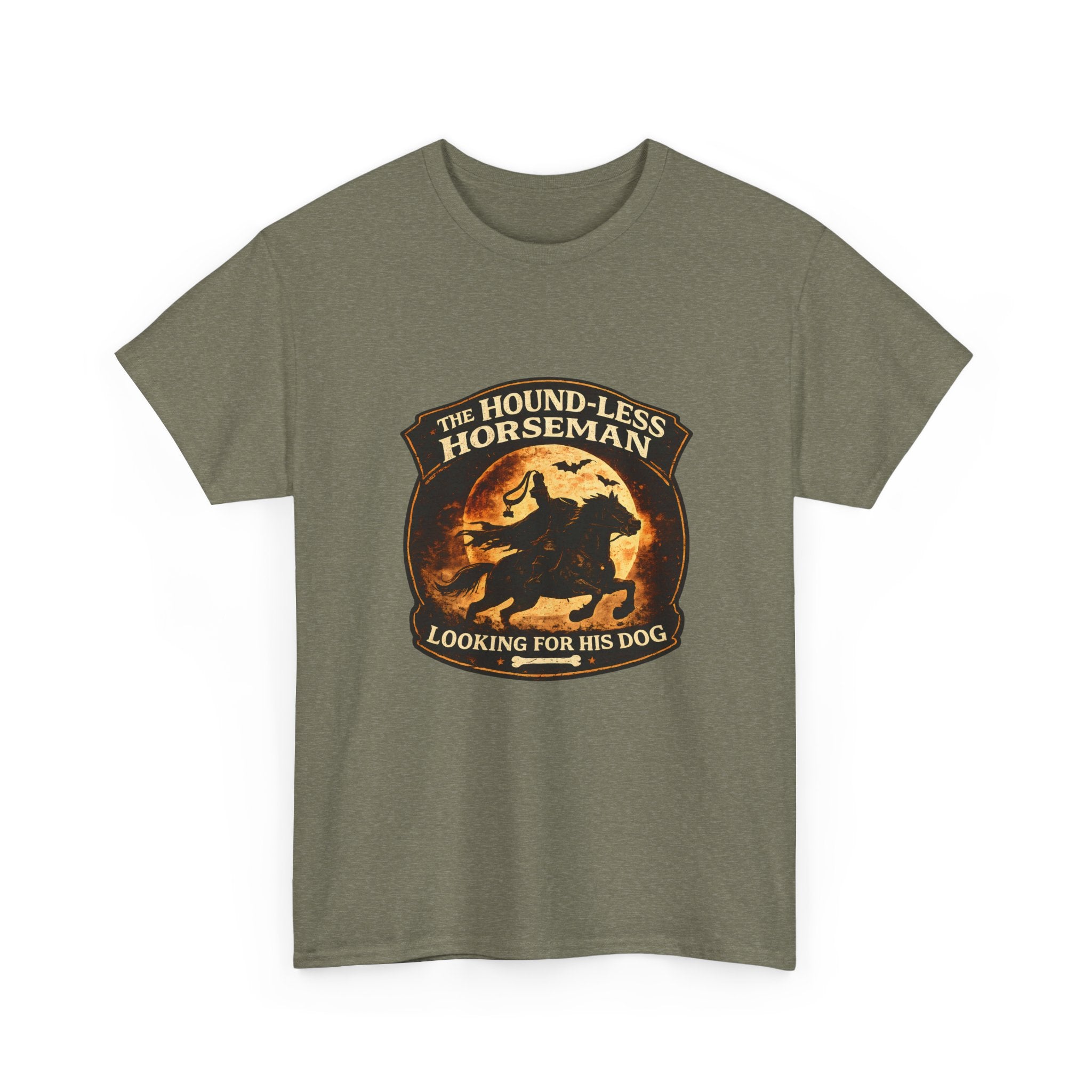 The Hound-Less Horseman | Funny Halloween Dog Shirt | Dog Lover Halloween Tee