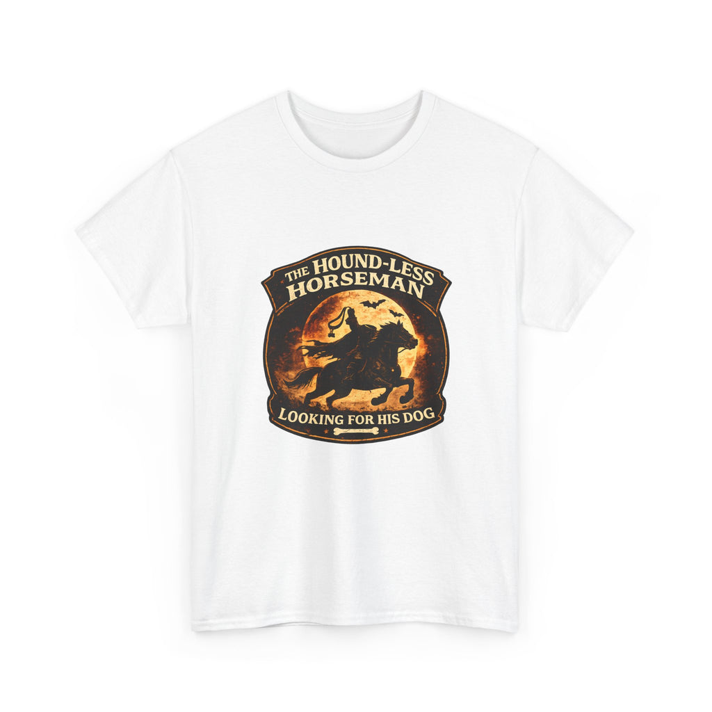 The Hound-Less Horseman | Funny Halloween Dog Shirt | Dog Lover Halloween Tee