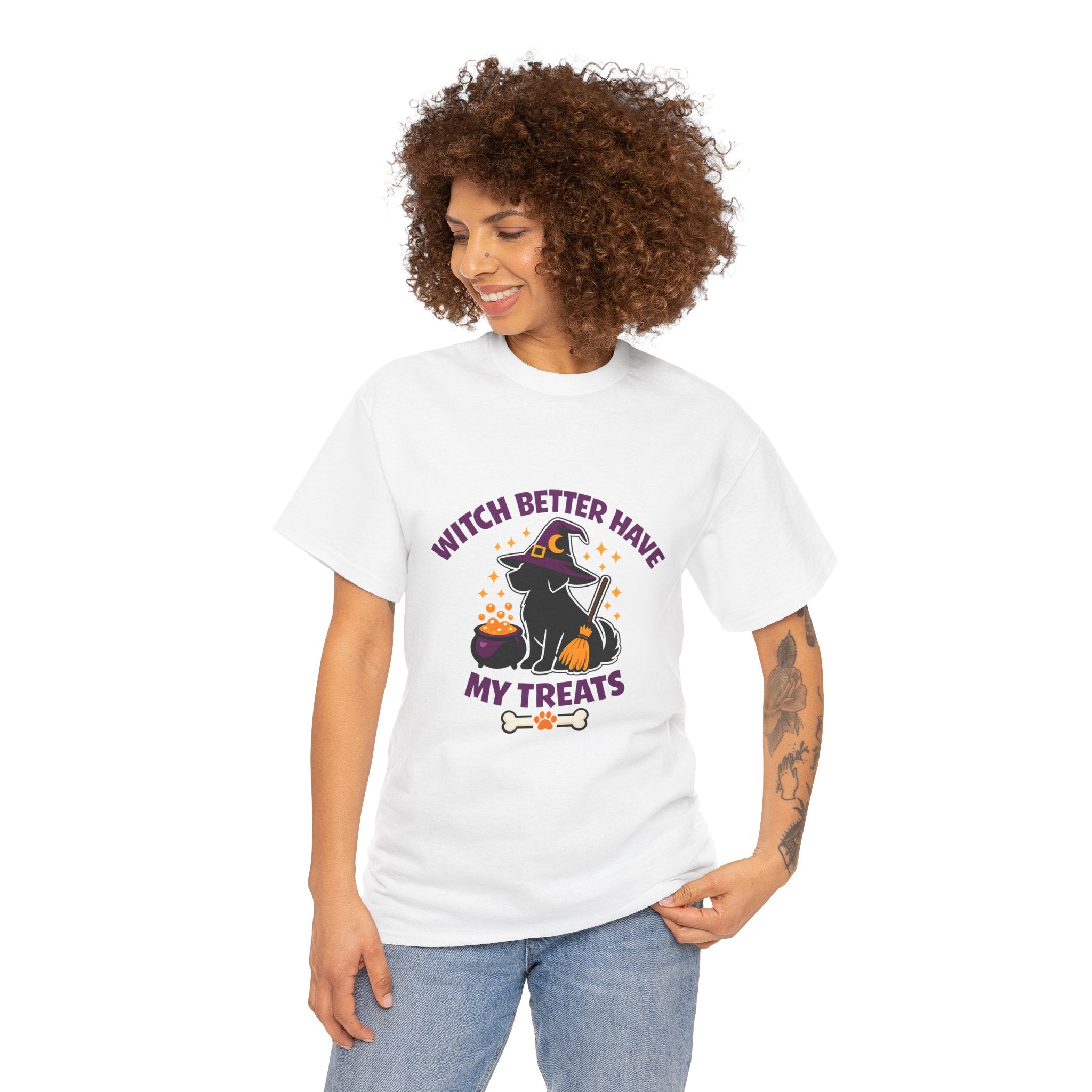 Halloween "Witch Better Have My Treats" Dog T-Shirt