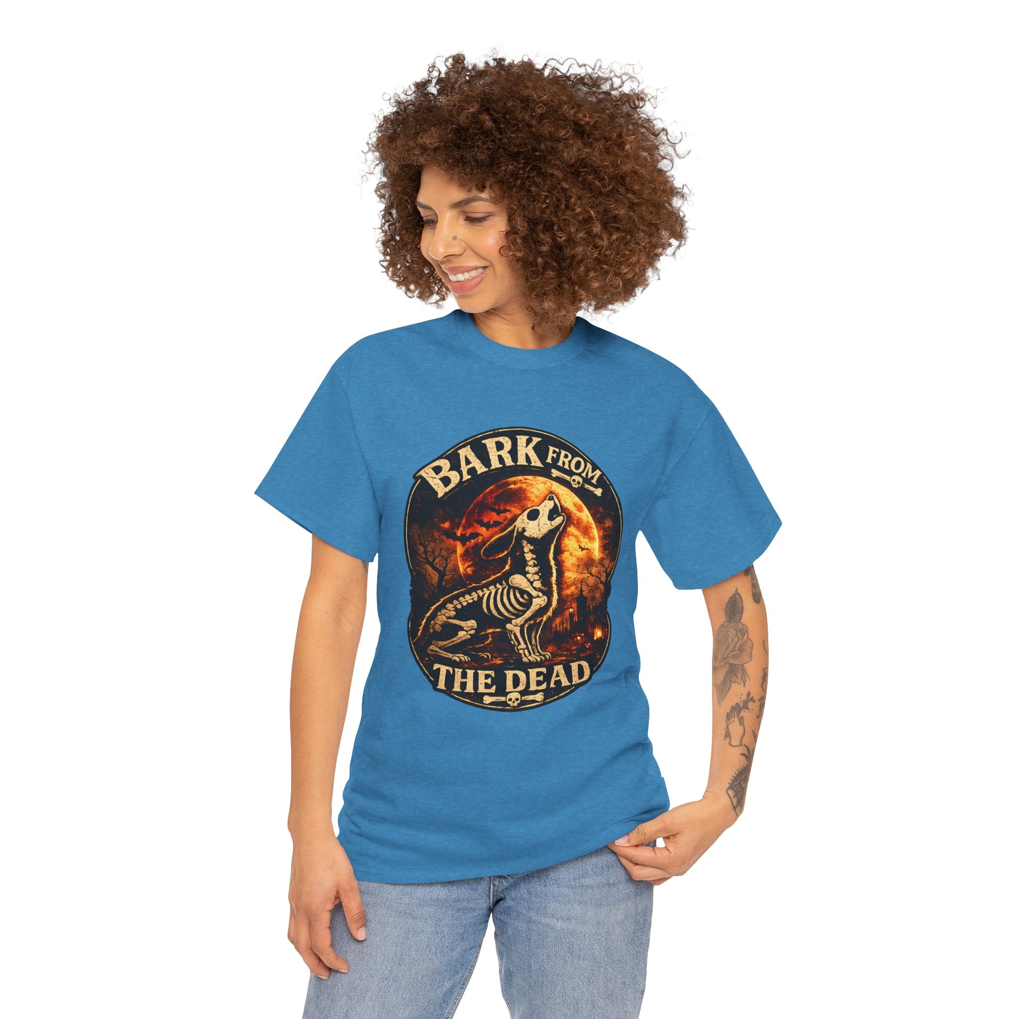 Bark From The Dead Skeleton Dog Shirt | Halloween Spooky Dog Lover Tee | Funny Dog Halloween Shirt