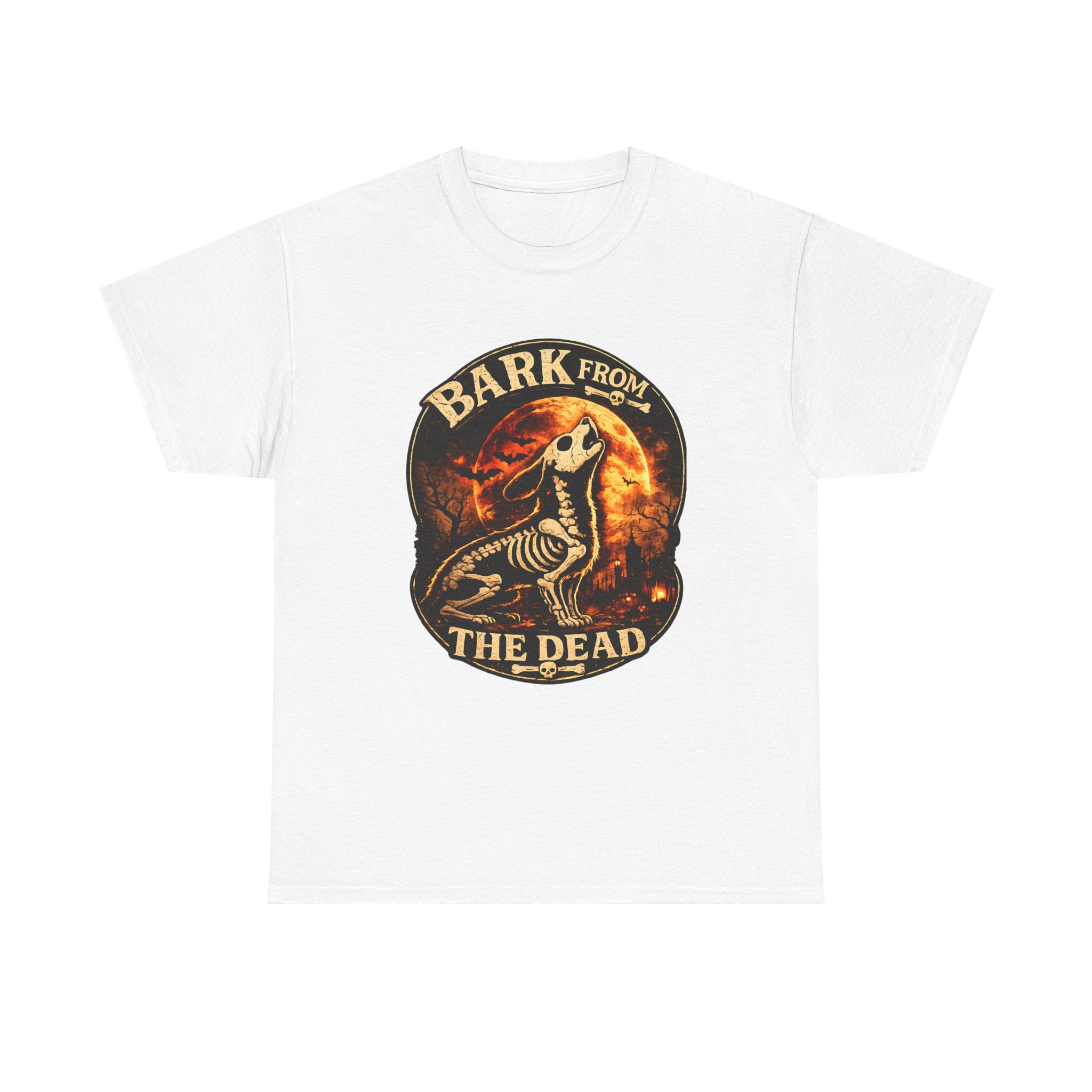 Bark From The Dead Skeleton Dog Shirt | Halloween Spooky Dog Lover Tee | Funny Dog Halloween Shirt