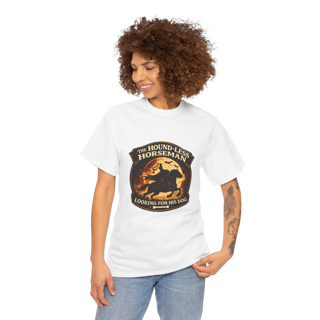 The Hound-Less Horseman | Funny Halloween Dog Shirt | Dog Lover Halloween Tee