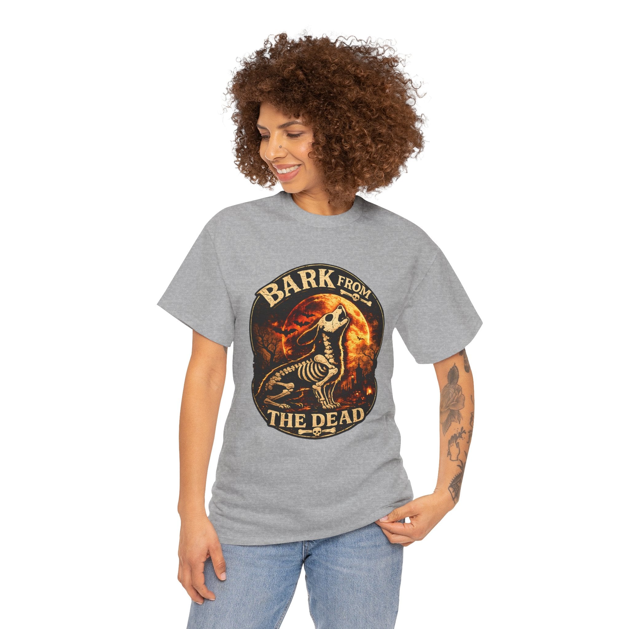 Bark From The Dead Skeleton Dog Shirt | Halloween Spooky Dog Lover Tee | Funny Dog Halloween Shirt