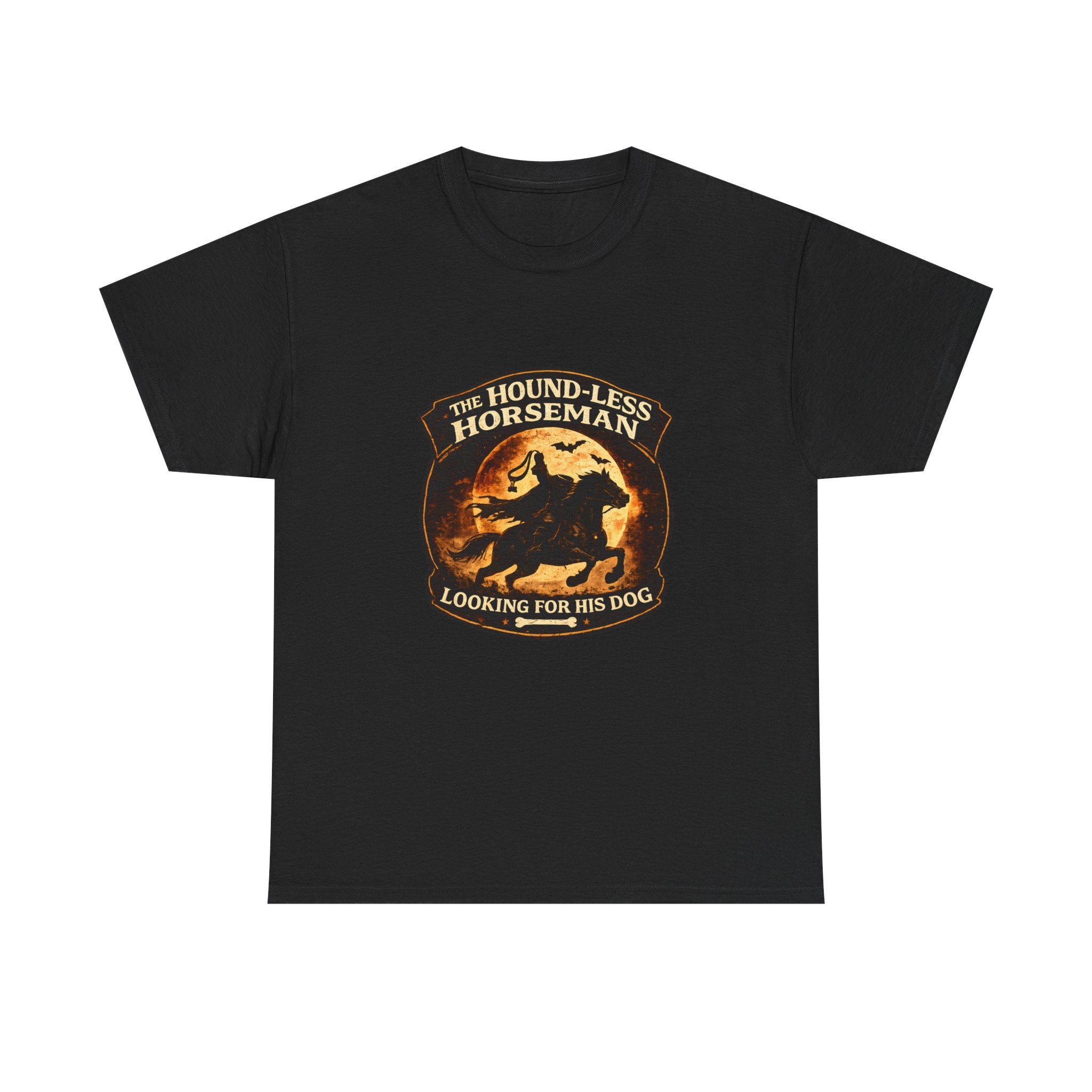 The Hound-Less Horseman | Funny Halloween Dog Shirt | Dog Lover Halloween Tee
