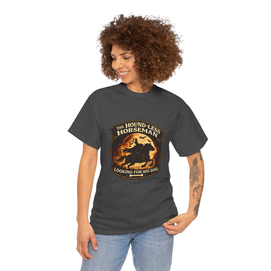 The Hound-Less Horseman | Funny Halloween Dog Shirt | Dog Lover Halloween Tee