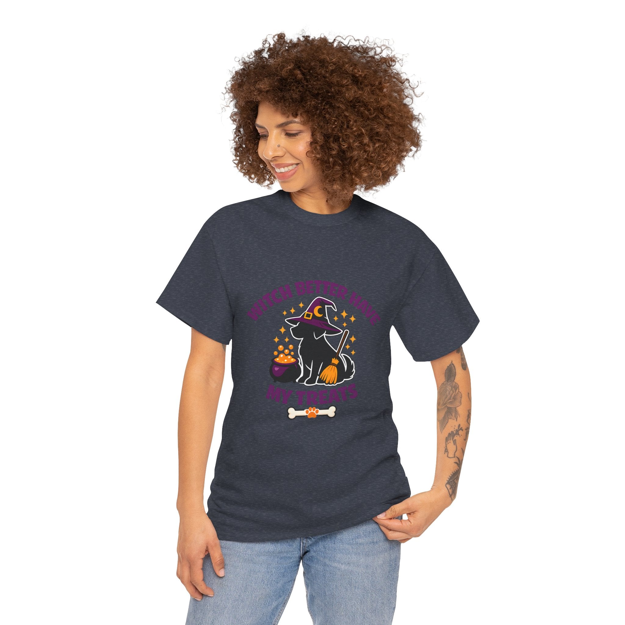 Halloween "Witch Better Have My Treats" Dog T-Shirt