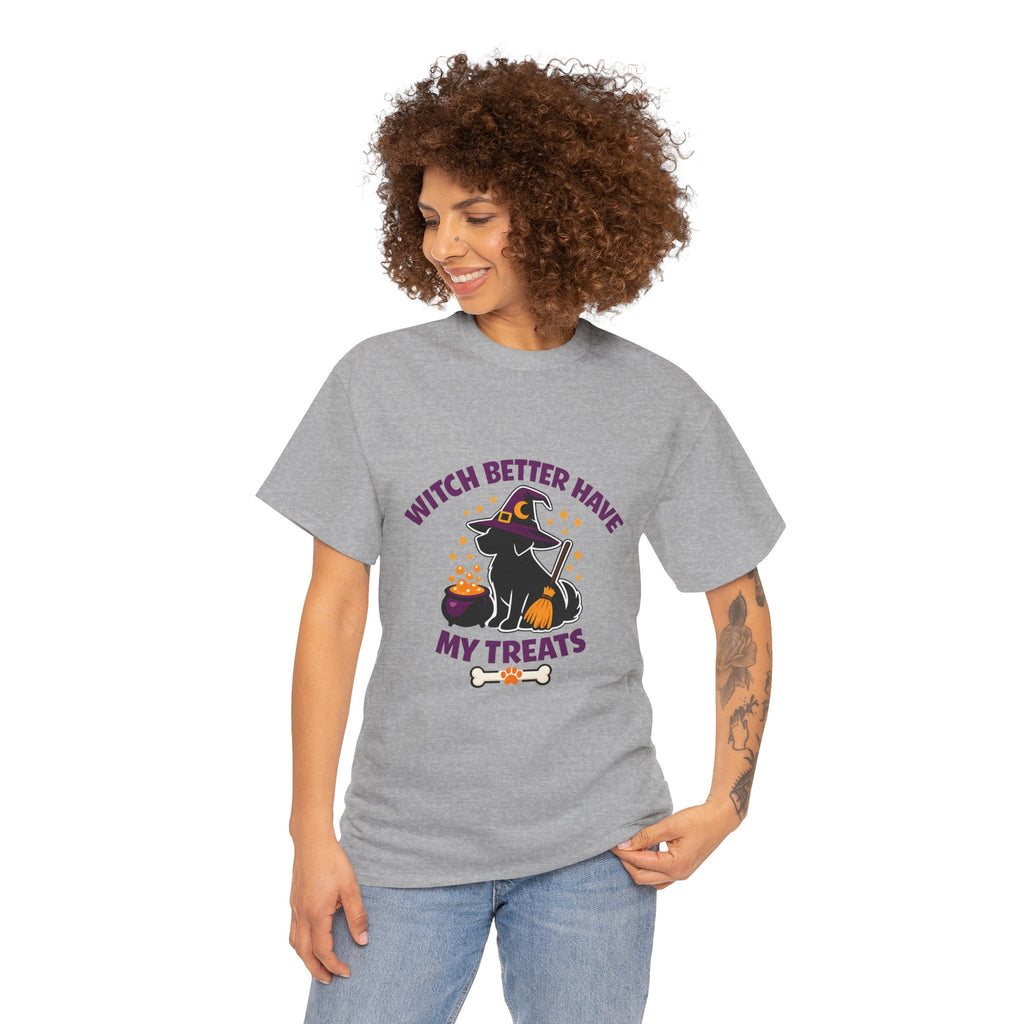 Halloween "Witch Better Have My Treats" Dog T-Shirt