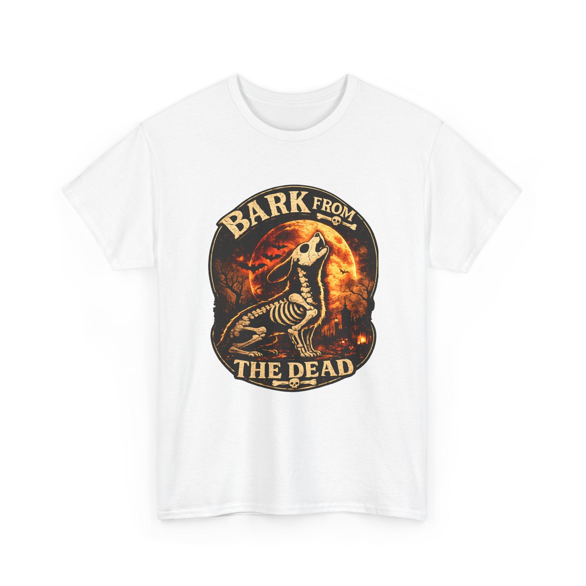 Bark From The Dead Skeleton Dog Shirt | Halloween Spooky Dog Lover Tee | Funny Dog Halloween Shirt