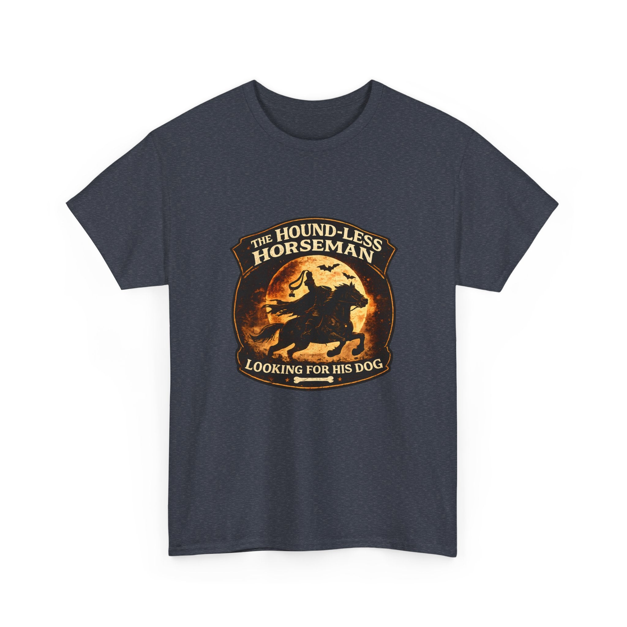 The Hound-Less Horseman | Funny Halloween Dog Shirt | Dog Lover Halloween Tee
