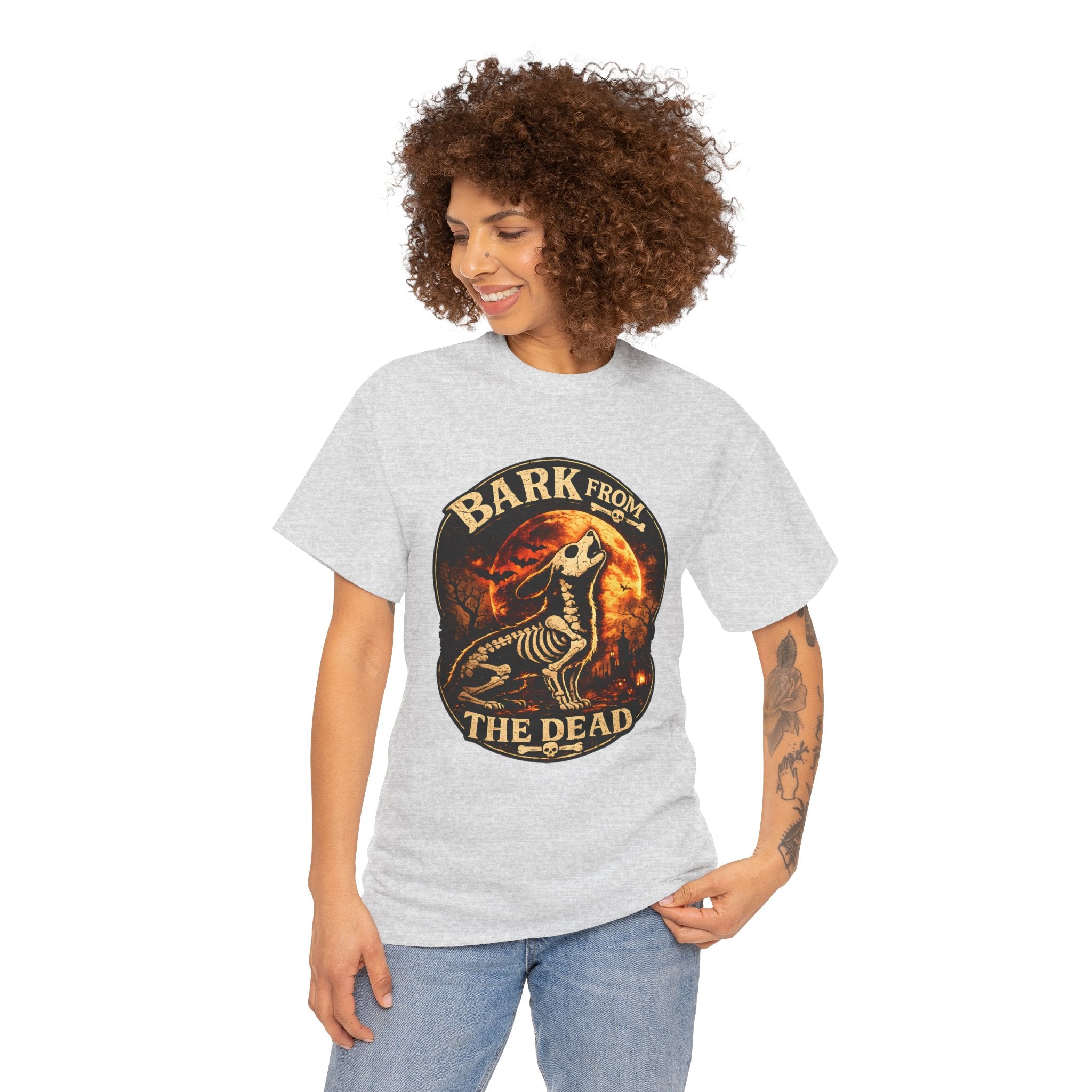Bark From The Dead Skeleton Dog Shirt | Halloween Spooky Dog Lover Tee | Funny Dog Halloween Shirt