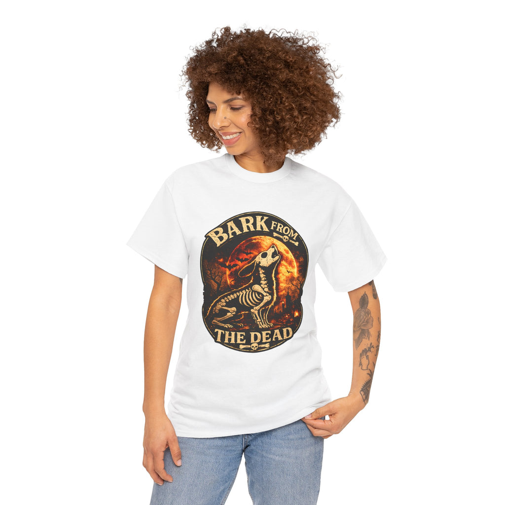 Bark From The Dead Skeleton Dog Shirt | Halloween Spooky Dog Lover Tee | Funny Dog Halloween Shirt