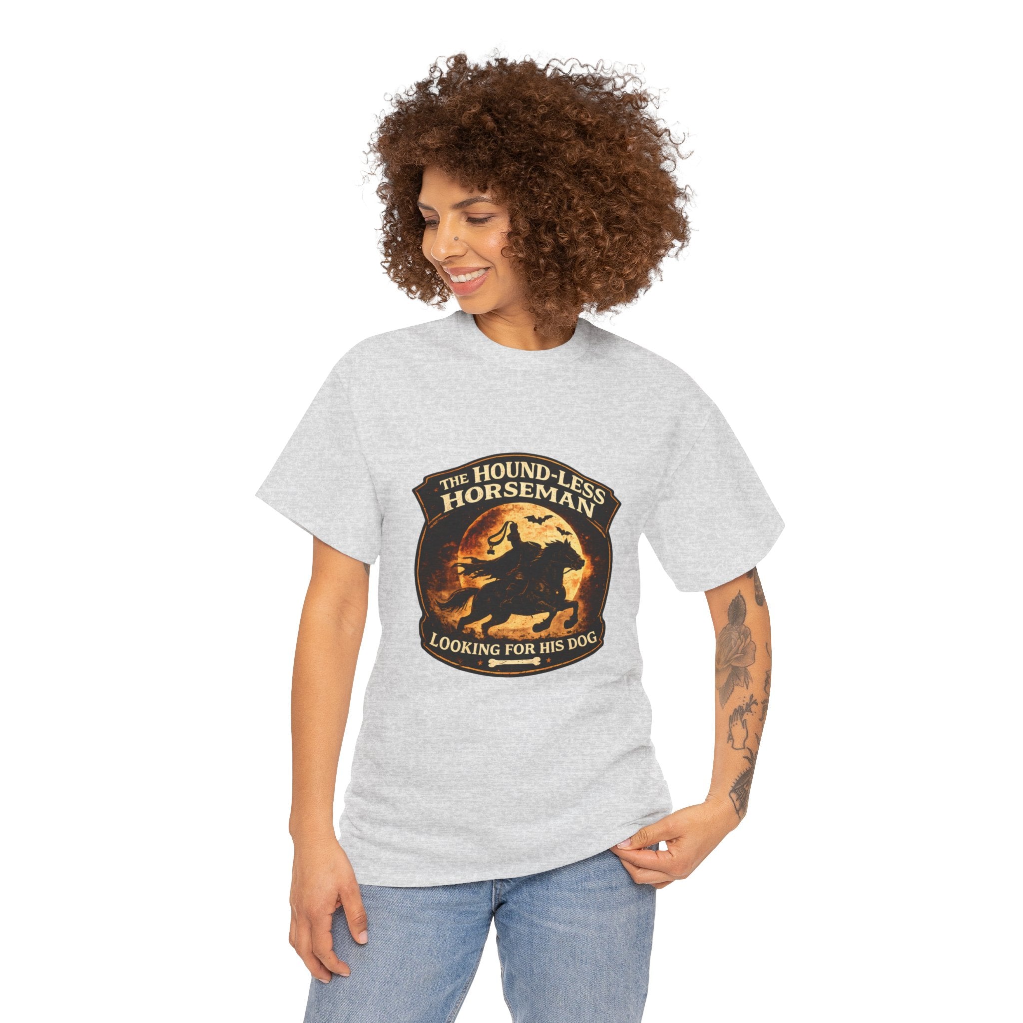 The Hound-Less Horseman | Funny Halloween Dog Shirt | Dog Lover Halloween Tee